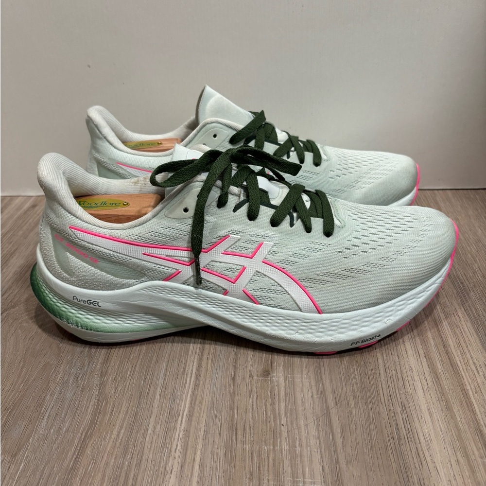 Asics GT-2000 12 1012B506 Pure Aqua/White Running Shoes Sneakers Women Size 10.5